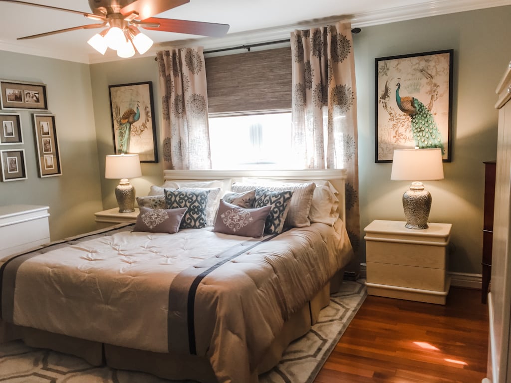 Transitional Bedroom Refresh Overview